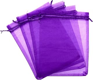 25 pcs 8x12 Inches Drawstring Organza Bags Wedding Party Favor Gift Candy Toys Makeup Pouches Gift Bag