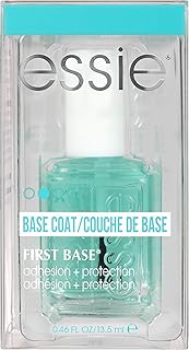 essie First Base Adhesion + Protection Base Coat for Nail Polish, 0.46 Ounces (Packaging May Vary)