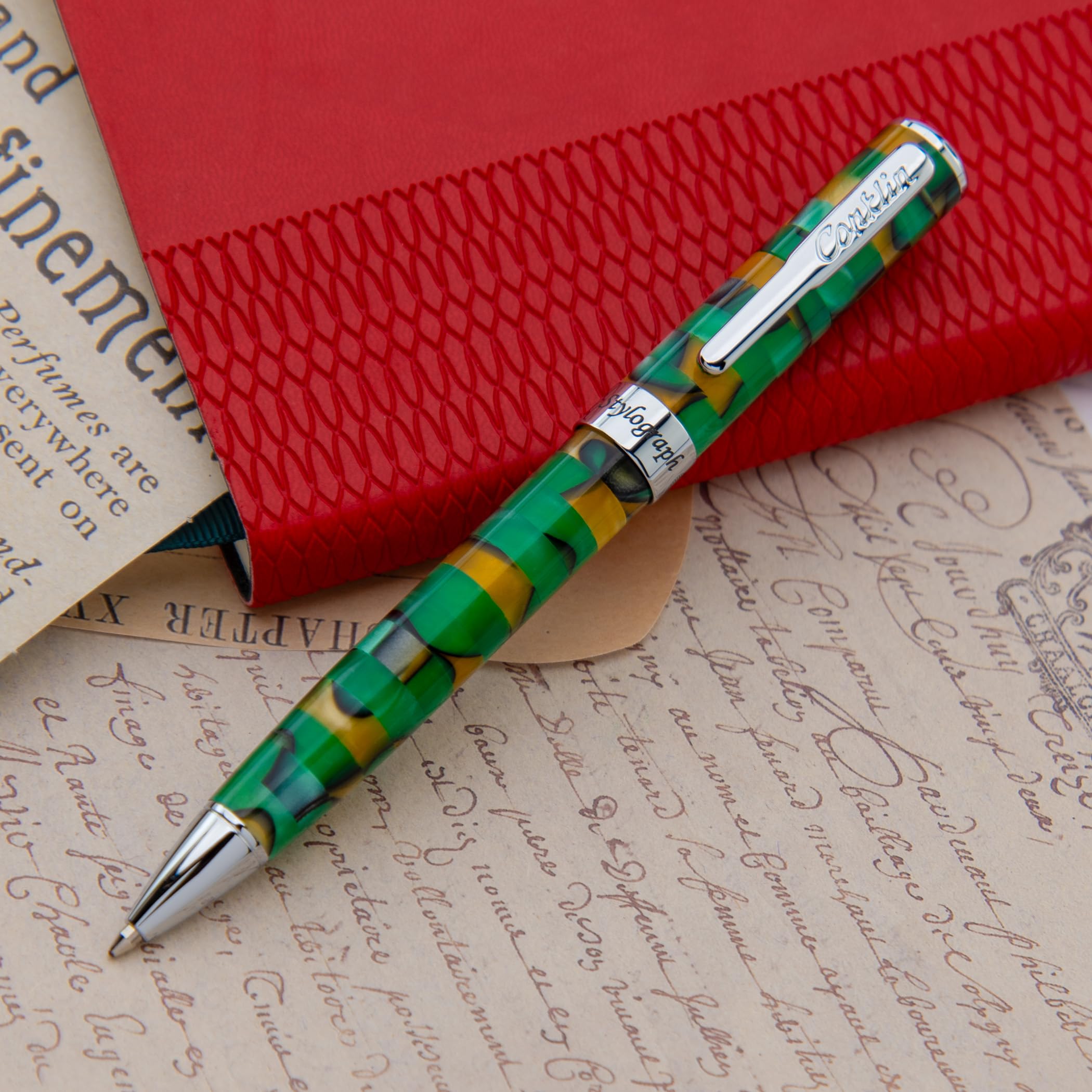 限定カラー 全3種類】コンクリン Conklin ボールペン モザイク