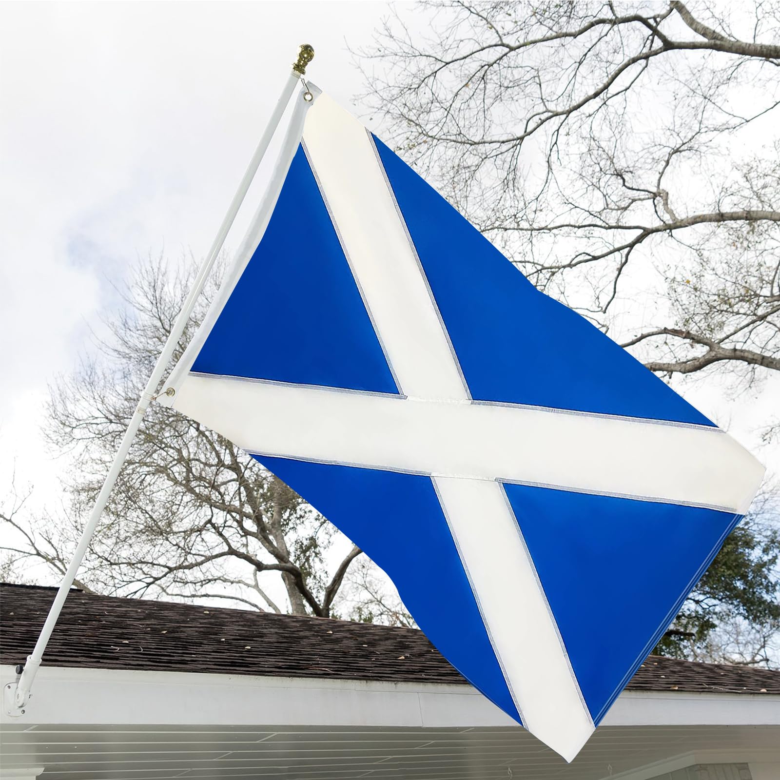 Amazon.com : Scotland Scottish Flag 3x5 Outdoors Heavy Duty Sewn