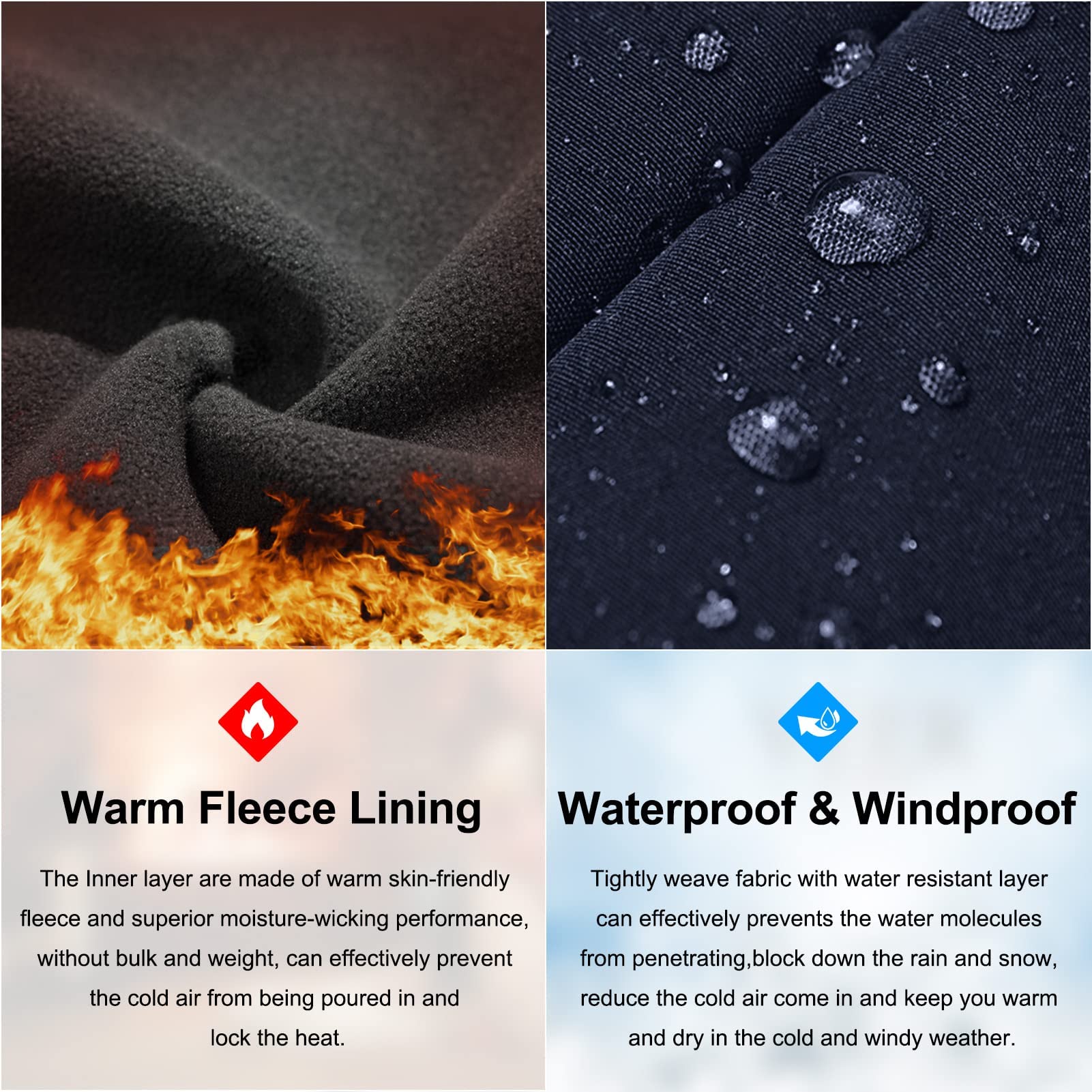 MOCOLY Pantaloni Trekking Donna Pantaloni Sci Invernali Impermeabili Felpati Termici Softshell Pantaloni Tuta Larghi Pantaloni Sportivi da Cargo per Montagna e Sport Outdoor Lavoro