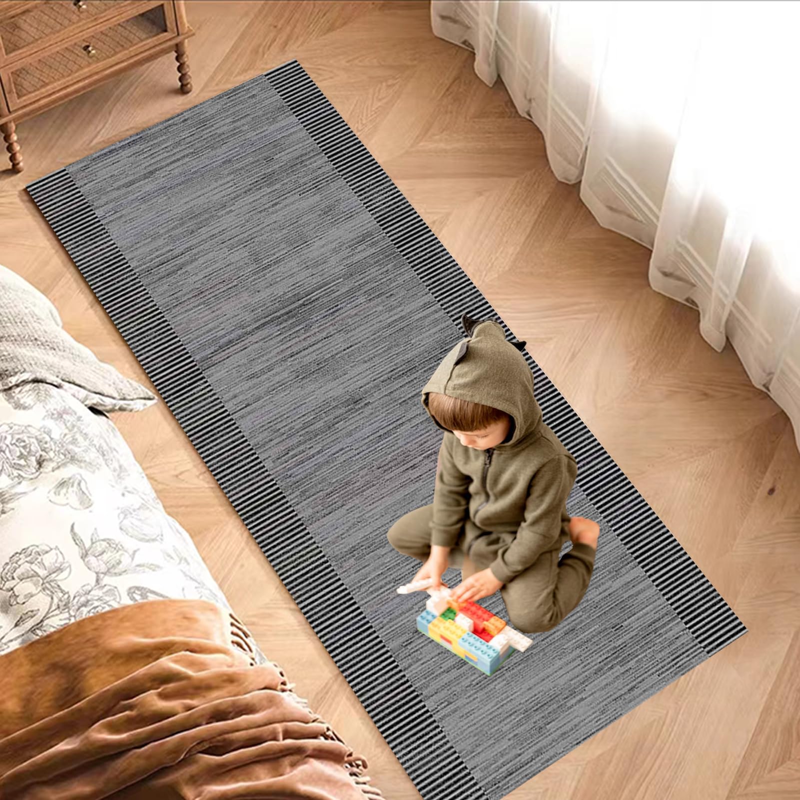 Tapis de Couloir Long, Tapis pour Cuisine Devant évier 70 x 180 cm