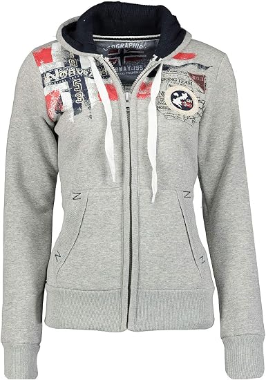 Geographical Norway FESPOTE Lady - Sudadera con Capucha para Mujer: Amazon.es:  Ropa