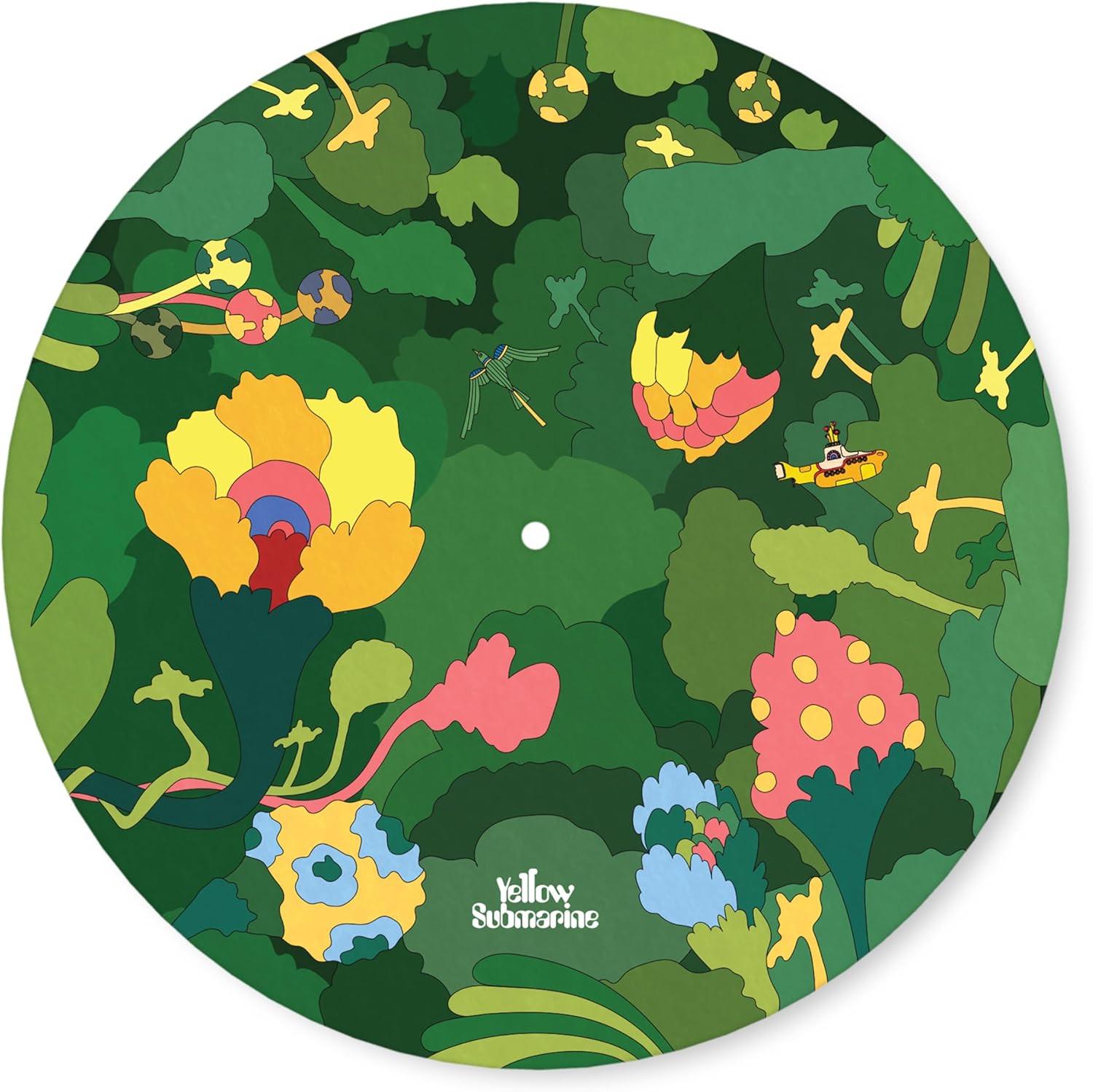 D'Addario Beatles Yellow Submarine Record Mat, Pepperland