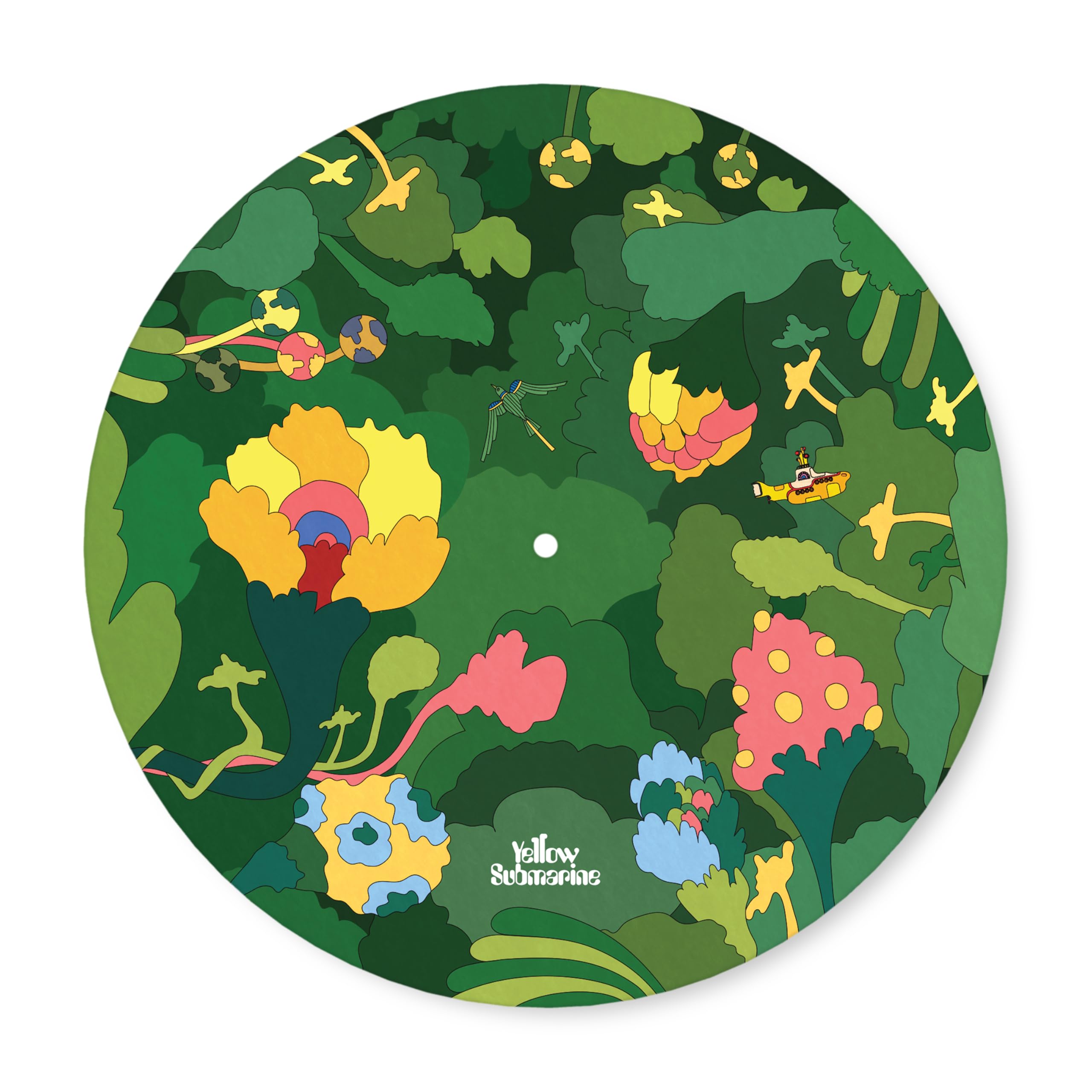 D'Addario Beatles Yellow Submarine Record Mat, Pepperland