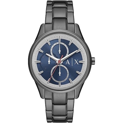 A|X Armani Exchange Multifunction Watch for Men with Leather or Stainless Steel Band