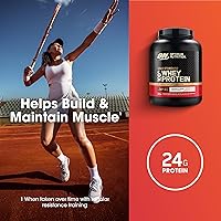 Vista 274 de Optimum Nutrition Gold Standard - Proteína en polvo de 100% suero de leche, sabor rollo de canela, 2 libras (paquete de 1) (el embalaje puede variar)