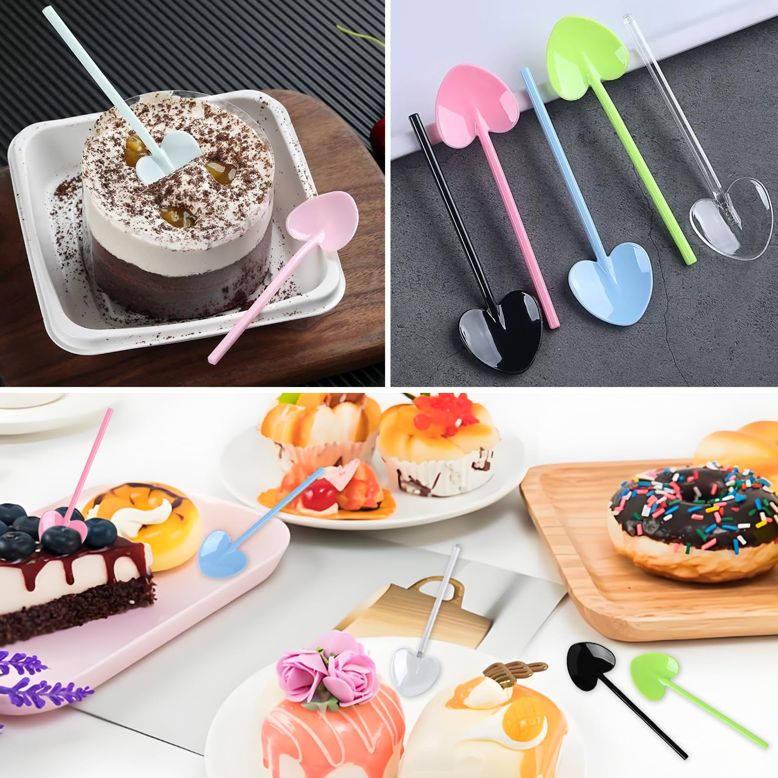 Biologisch afbreekbare houten lepels, mini-lepels, dessertlepels, ijsschepjes voor cake, gelei, yoghurt