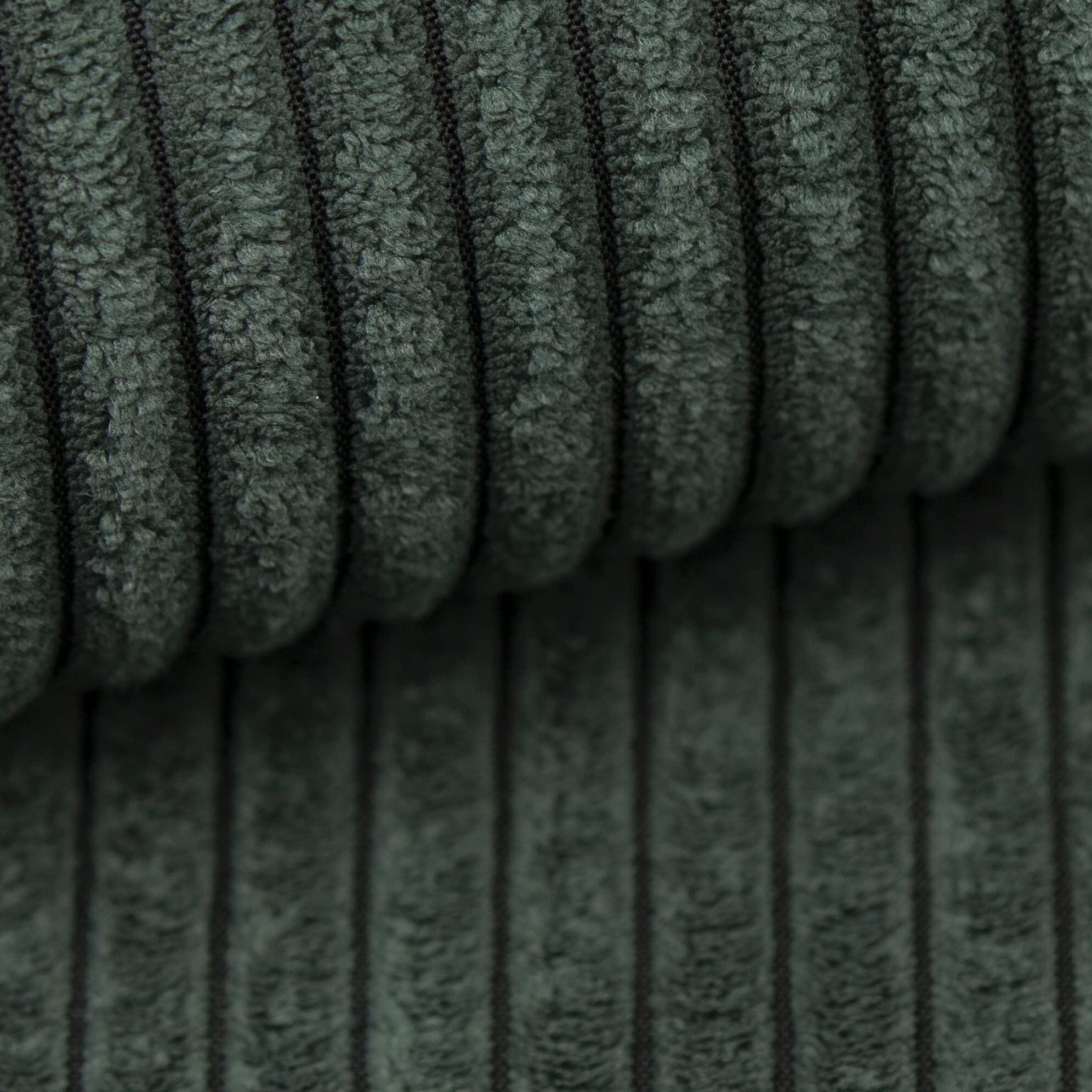 Heko Panels Green Murano Premium Corduroy Look Decorative Fabric Furniture Fabric Upholstery Fabric Cord Wide Cord