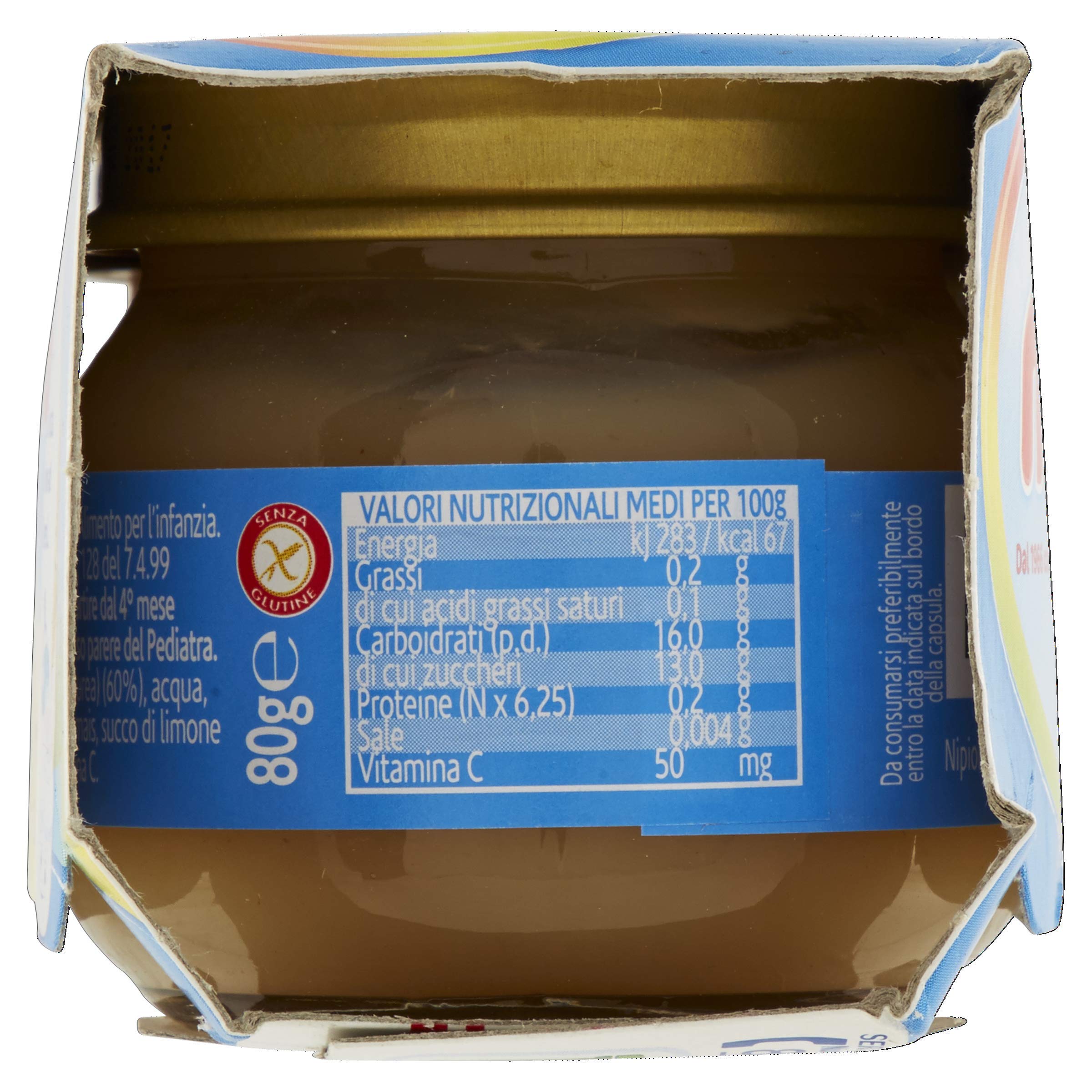 Nipiol Omogeneizzato Mela 2x80g (12 Confezioni)