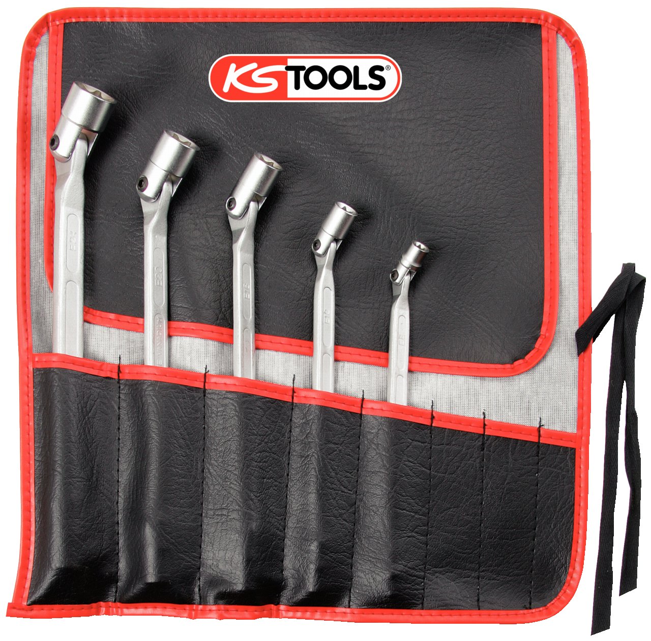 KS Tools 517.0340 Zestaw podwójnych kluczy przegub Torx-E, 5-szt, E6xE8-E22xE24