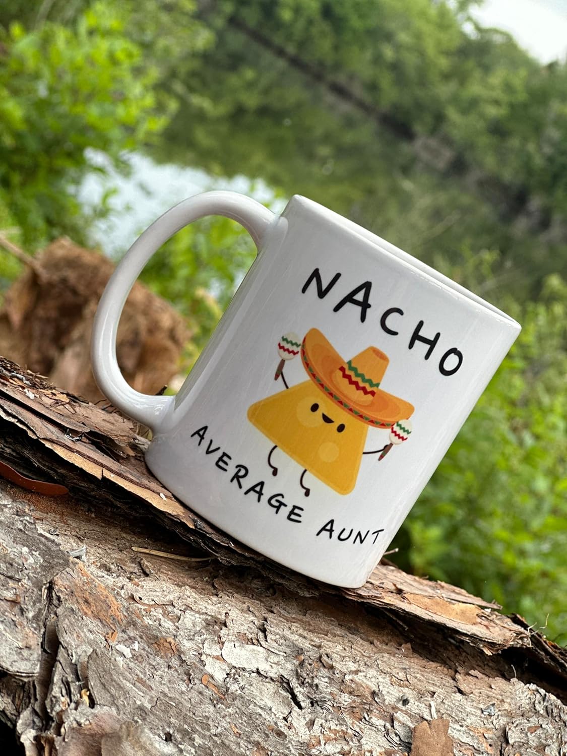 Ink Trendz Nacho Average Aunt Funny Aunt Mug 11 Ounces Pregnancy Announcement Titi Mug, Coffee Mug, Sister Gift - Image 8