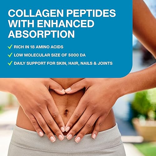 Miniatura 7 de Péptidos de colágeno marino para mujeres y hombres (1.5 libras) de pescado tipo I, sin sabor e inodoro, proteína hidrolizada de fácil mezcla, para