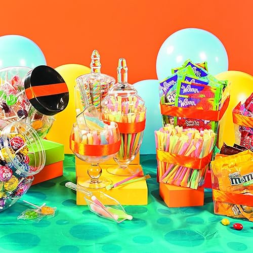 Miniatura 5 de Fun Express Juego de 6 cuencos de dulces para bufé de dulces, 3 tamaños diferentes, 2 de cada tamaño, ideal para bodas, cumpleaños, eventos de
