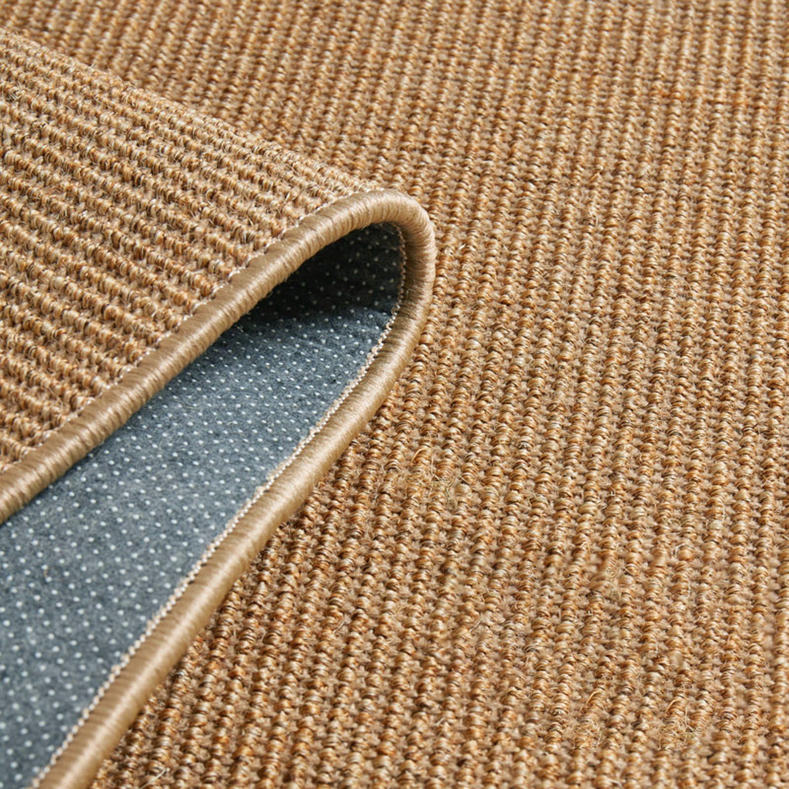 Tapis en jute naturelle anti-salissure pour cuisine et entrée 50x90cm