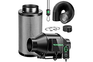 VIVOSUN Smart Inline Air Filtration G4 Kit with Remote Control