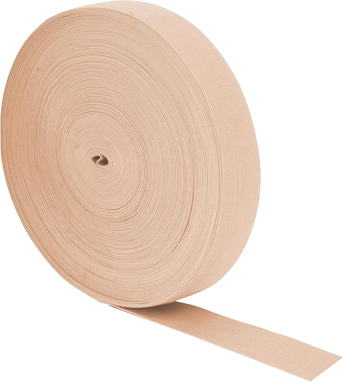 Amazon.com: Mandala Crafts Wide 1.5 Inch Nude Elastic Bands Spool for