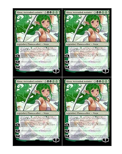 4x  Nissa, Ascended Animist  Anime  Foil or Non-Foil (Foil)