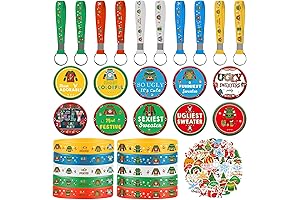 Yizeda Ugly Sweater Christmas Party Favor: Your Ugly Sweater Prize Kit