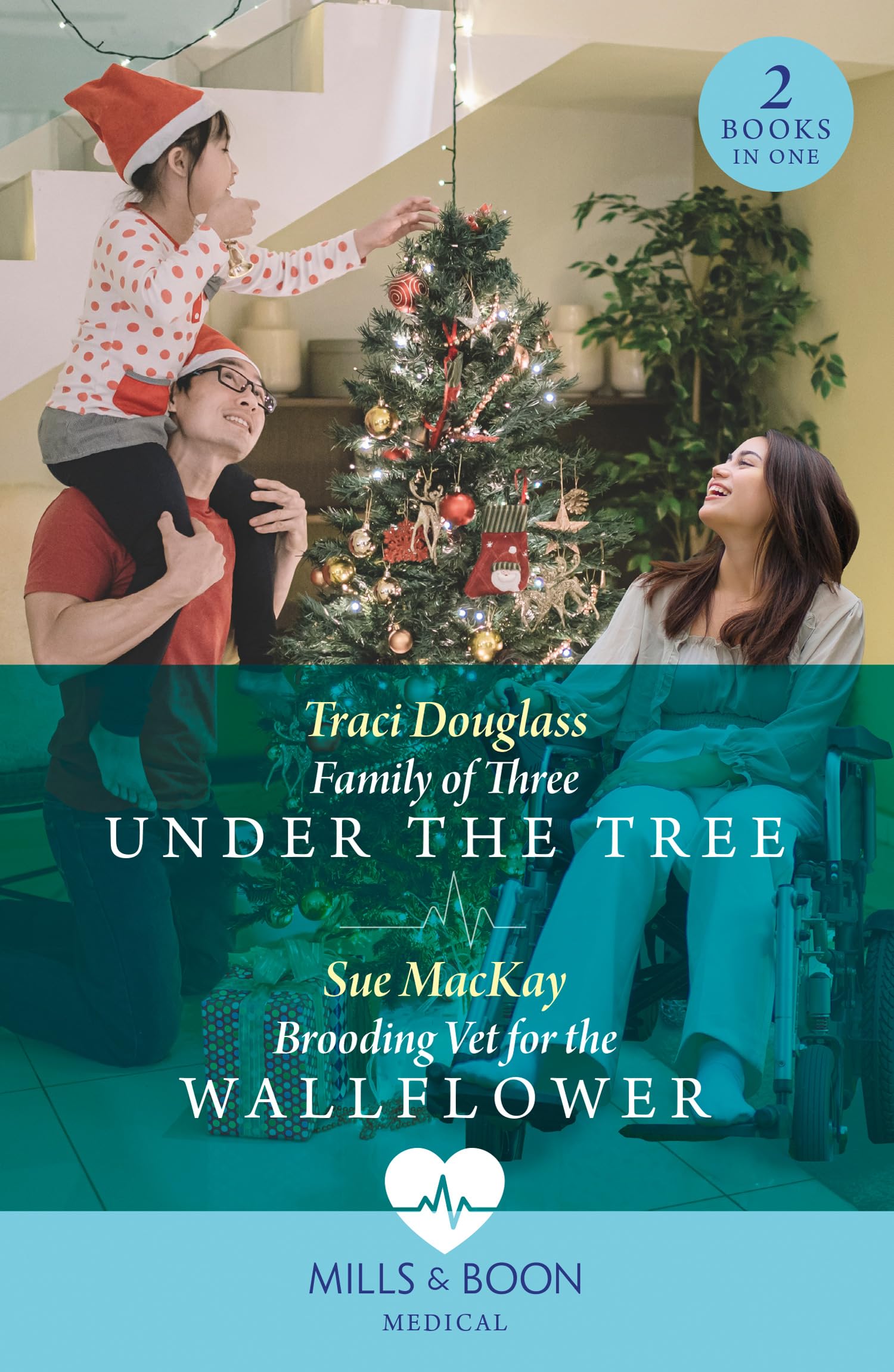 Traci Douglass Unisex Multicolor Family Of Three Under The Tree / Brooding Vet For The Wallflower:
