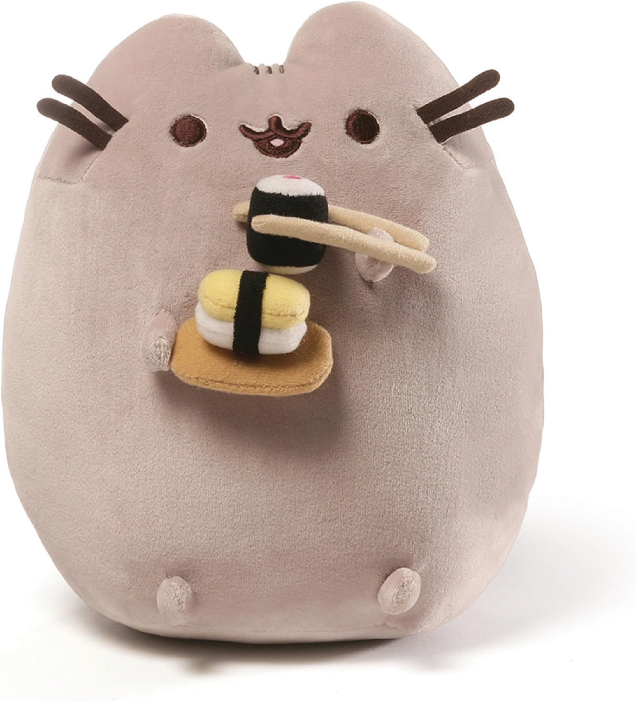 GUND Pusheen Snackables Sushi Chopsticks Plush Stuffed Animal Cat, 9.5"