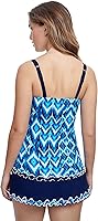 Vista 2 de Profile by Gottex Tankini estándar Ocean Blues D-Cup para mujer