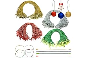 400Pcs Christmas Tree Fasteners, Multicolor Ornament Hanger for Xmas Tree Decoration