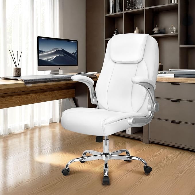 Silla De Oficina Ergonómica Ejecutiva Con Apoyabrazos Ajusta miniatura 2