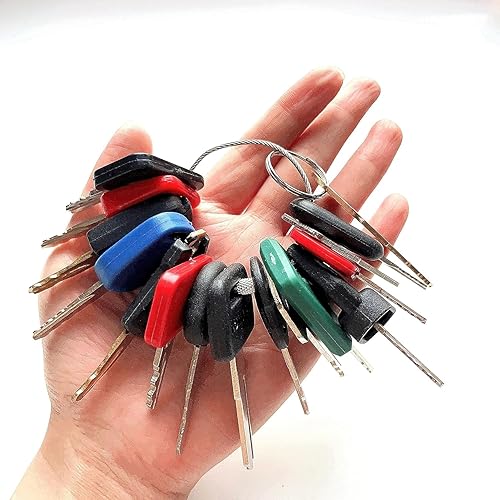 Miniatura 3 de Juego de llaves maestras de encendido de construcción de 16 teclasequipo pesado compatible con Volvo Caterpillar Komatsu John Deere JCB Case Excavato