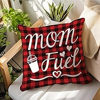 Vista 21 de Almohadas para el día de San Valentín, My Valentine Has Four Paws, fundas de almohada a cuadros de San Valentín, funda de cojín de 18 x 18 pulgadas