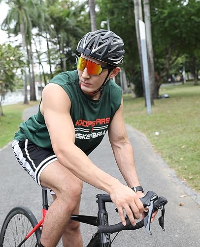 Miniatura 2 de FEISEDY Ciclismo Deportes Gafas de sol Wraparound Lente Magnética Ajustable Piernas Visera Hombres Mujeres Juventud Escudo B0028