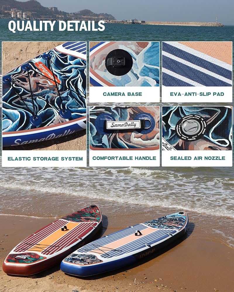 Amazon | SamaDally (サマダリー) 11フィート×34インチ 空気注入