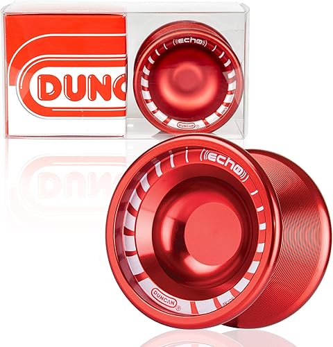 Duncan Toys Echo 2 - Yoyó rojo, sin respuesta de nivel profesional, rodamiento cóncavo