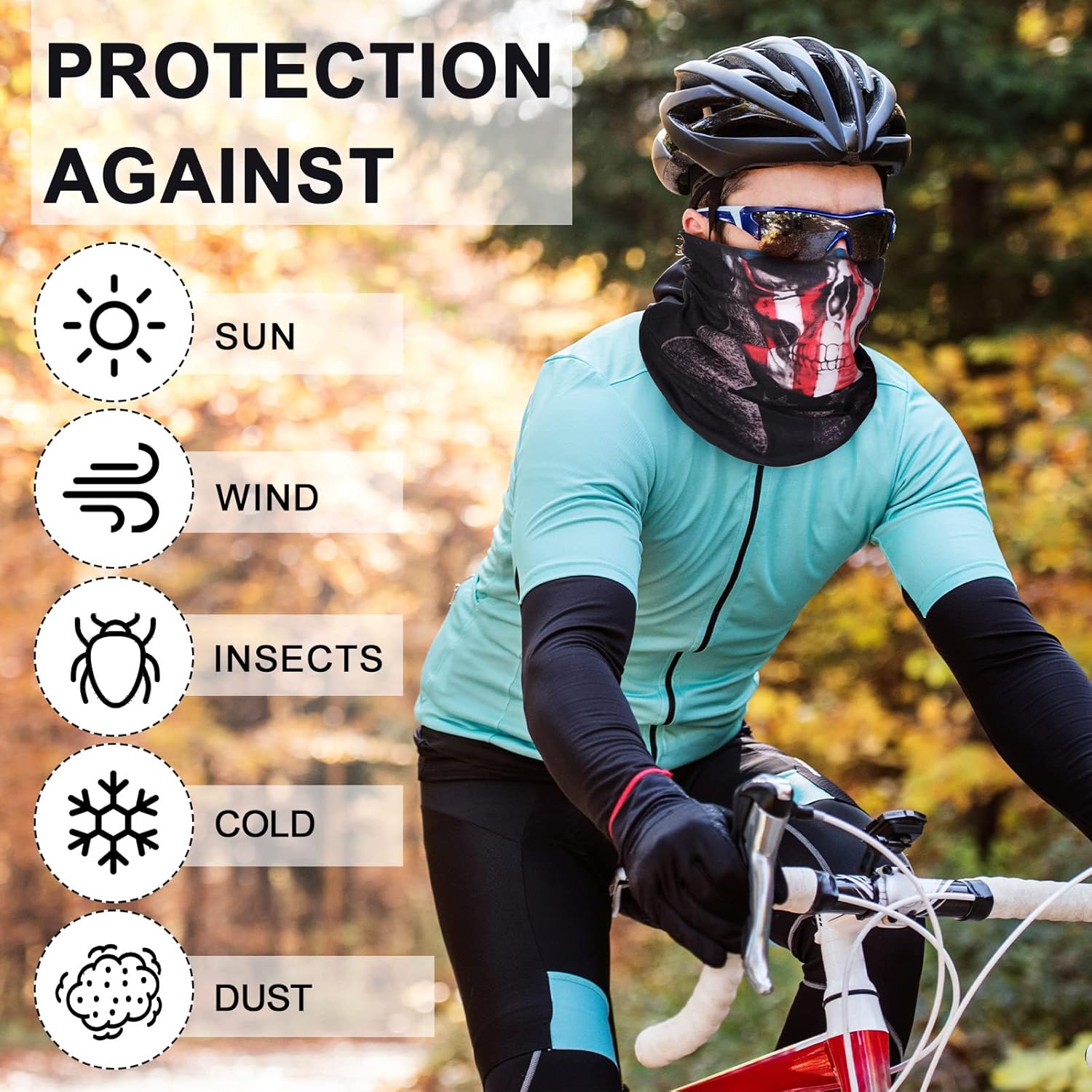 Bonuci 100 Pcs Neck Gaiter Bulk Seamless Neck Gaiter Face Coverings Breathable Elastic Headwear Bandana for Women Men - Image 3