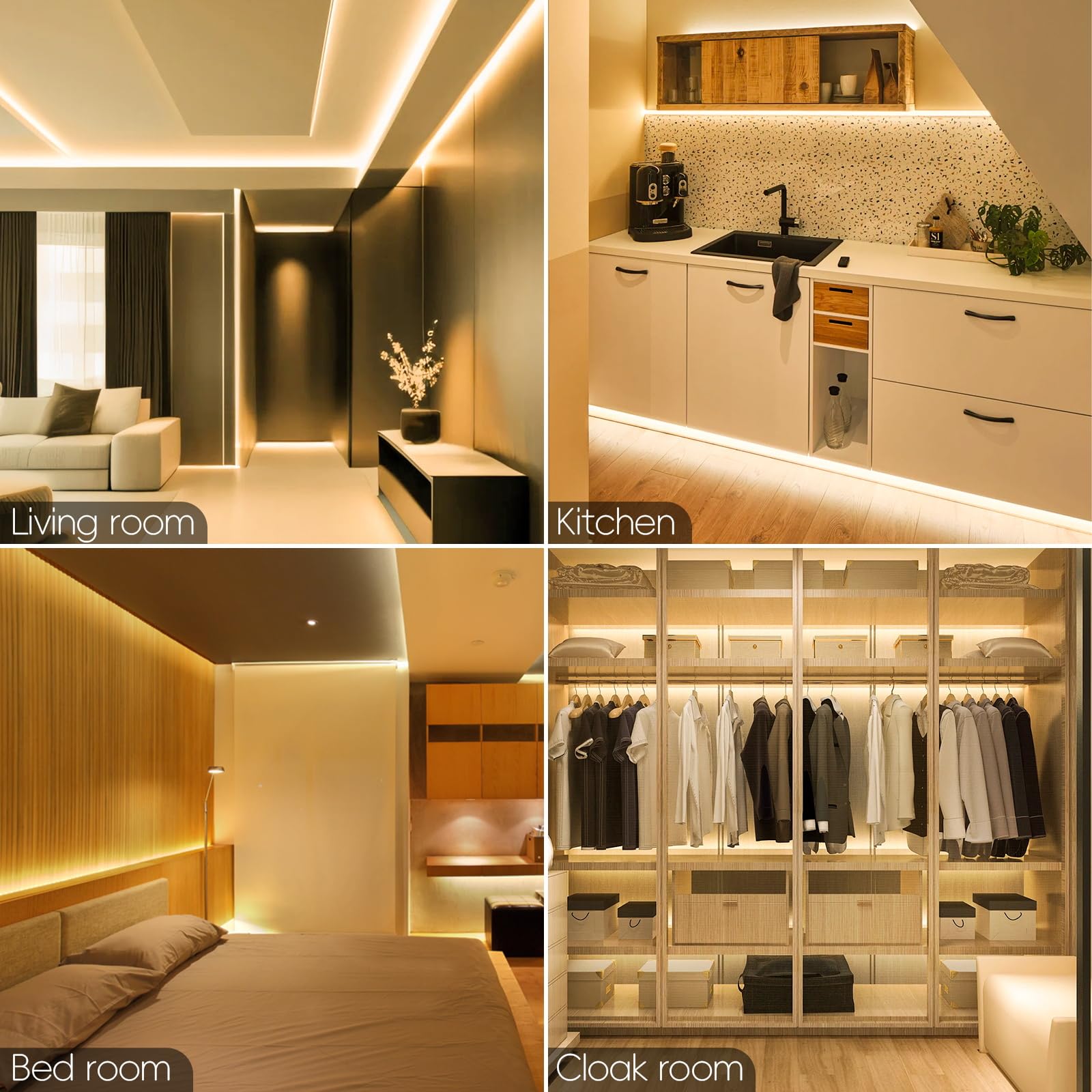 easeking White Led Strip Light 5m(16.4feet) 300 LEDs - Image 2