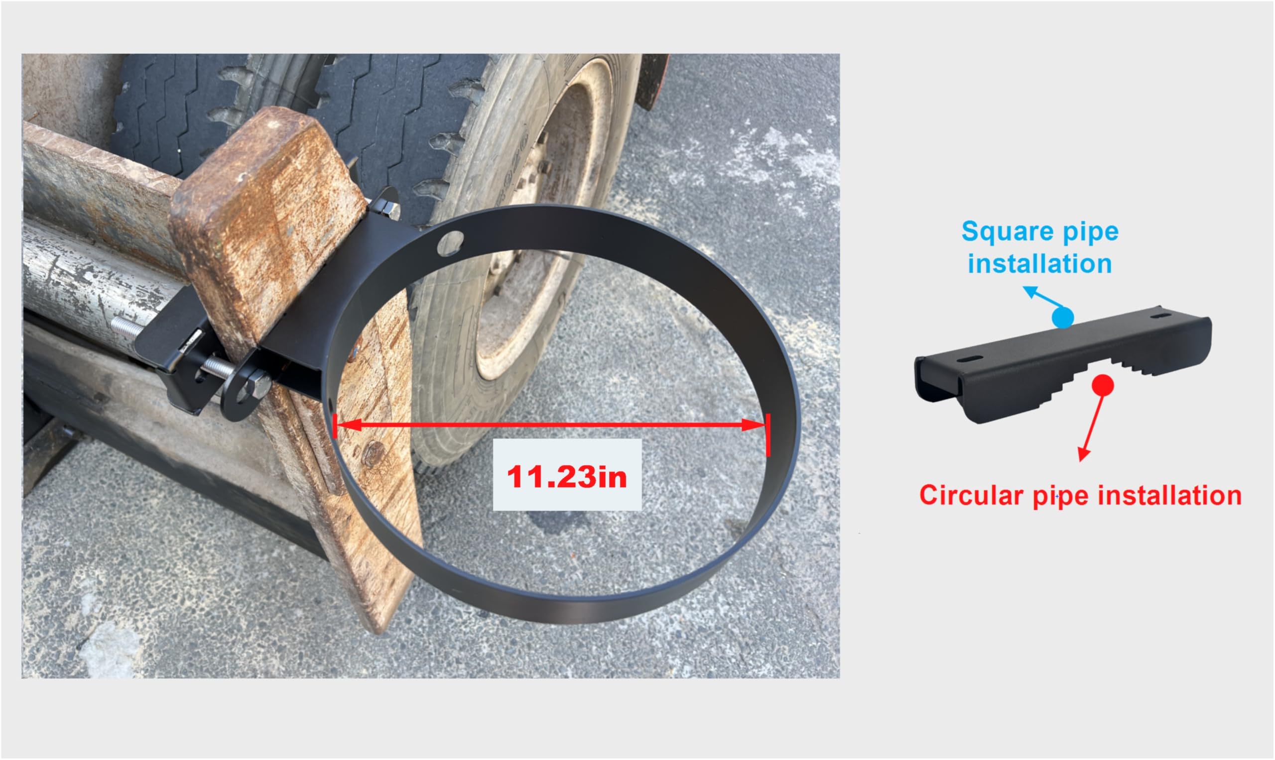 5-Gallon Bucket Holder, Suitable for Lawn Mowers, Tractors, Landscape Vehicles, Trucks, UTVs, Multi-Purpose Vehicles, Easy to Install, Can be Installed on ROPS (Bucket Not Included)