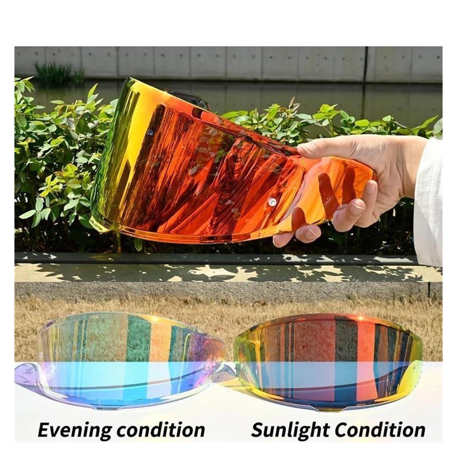 Photochromic Helmet Shield For SHOEI RF-1400/NXR2/Z8/X15,Clear