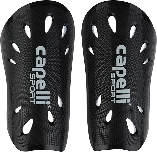 Capelli Sport Soccer Shin Guards, Lightweight Protector Pads for Youth and Adult Players