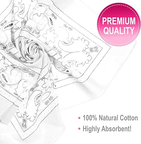 Miniatura 5 de BASICO Paquete de 6 bandanas para hombres y mujeres I Bandana Diademas Pañuelos