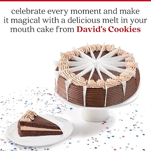 Miniatura 3 de David's Cookies Pastel de chocolate vienés Sachertorte - Postre de chocolate gourmet de 10 pulgadas con ganache de chocolate negro, perfecto para