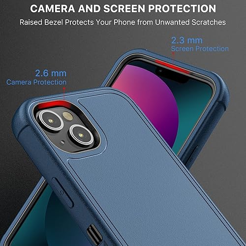 Miniatura 8 de MYBAT PRO Maverick Series - Funda a prueba de golpes, para iPhone 13, con funda de clip para cinturón y vidrio templado, 6.1 pulgadas, resistente