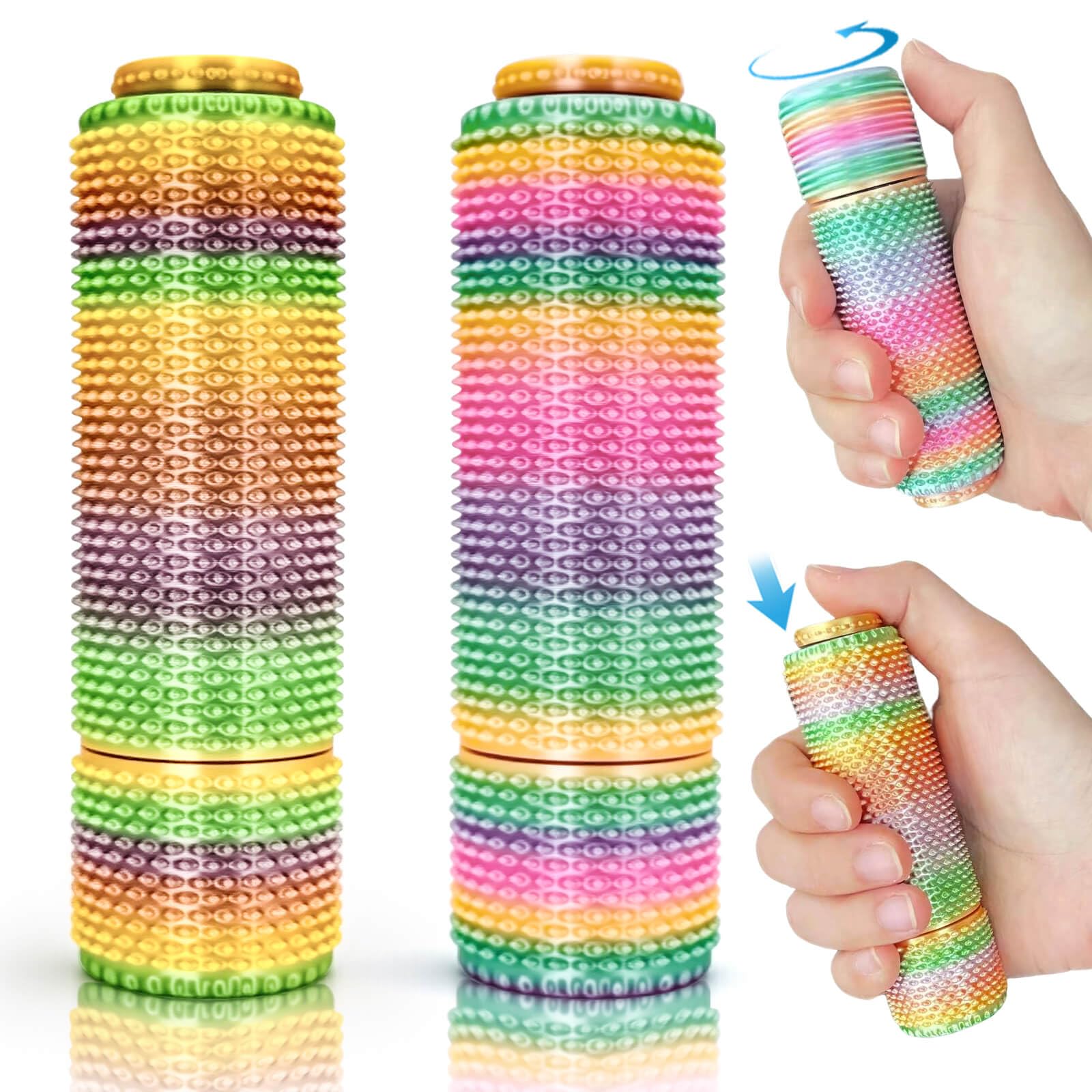Pain Stimg Fidget Toys – Lot De 4 Little Ouchies – Jouets Sensoriels à Piques Pour Adultes – Anti-stress Et Concentration
