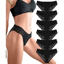 Sth Big Womens Lace Underwear Sexy Brazilian Briefs Womens Panties Breathable Underwear Womens Panties & Hipsters Multipack