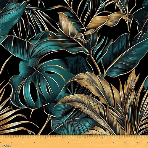 Miniatura 13 de Tela bohemia por yarda para proyectos de bricolaje, tela bohemia con estampado geométrico de rayas étnicas al aire libre para niños y niñas, tela