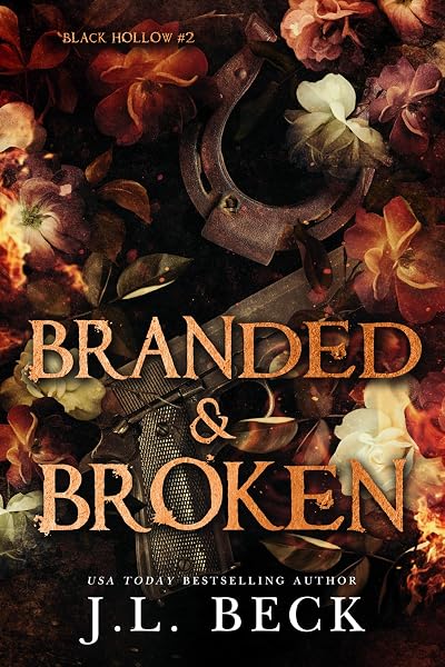Cover of Branded & Broken: A Dark Enemies to Lovers Western Romance (Black Hollow Creek Book 2)