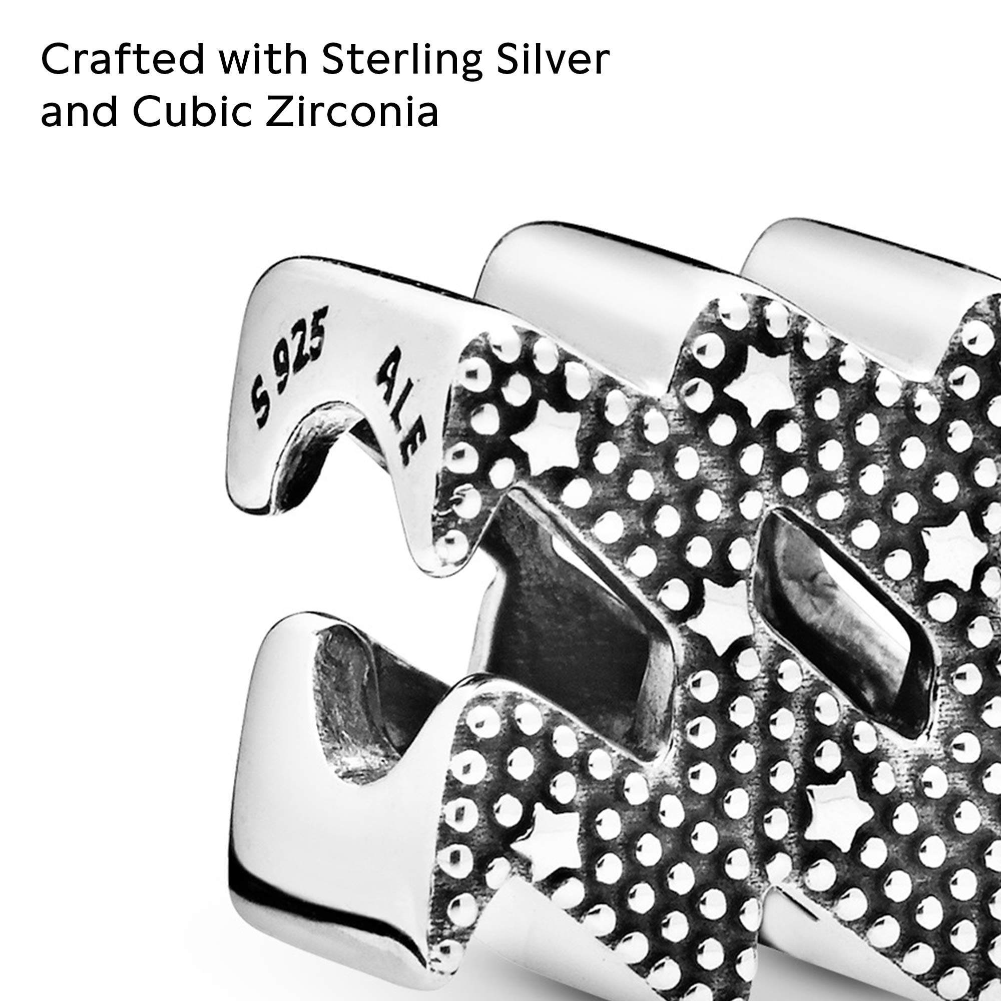 PANDORA Charms znak zodiaku, srebro