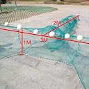 Lawaia Collapsible Crab & Shrimp Trap - Portable Folded Cast Net with Float and Chain - 3m gallery image
