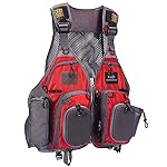 BASSDASH Fly Fishing Vest Multi Pocket Waistcoat Adjustable Size Gifts for Men Women