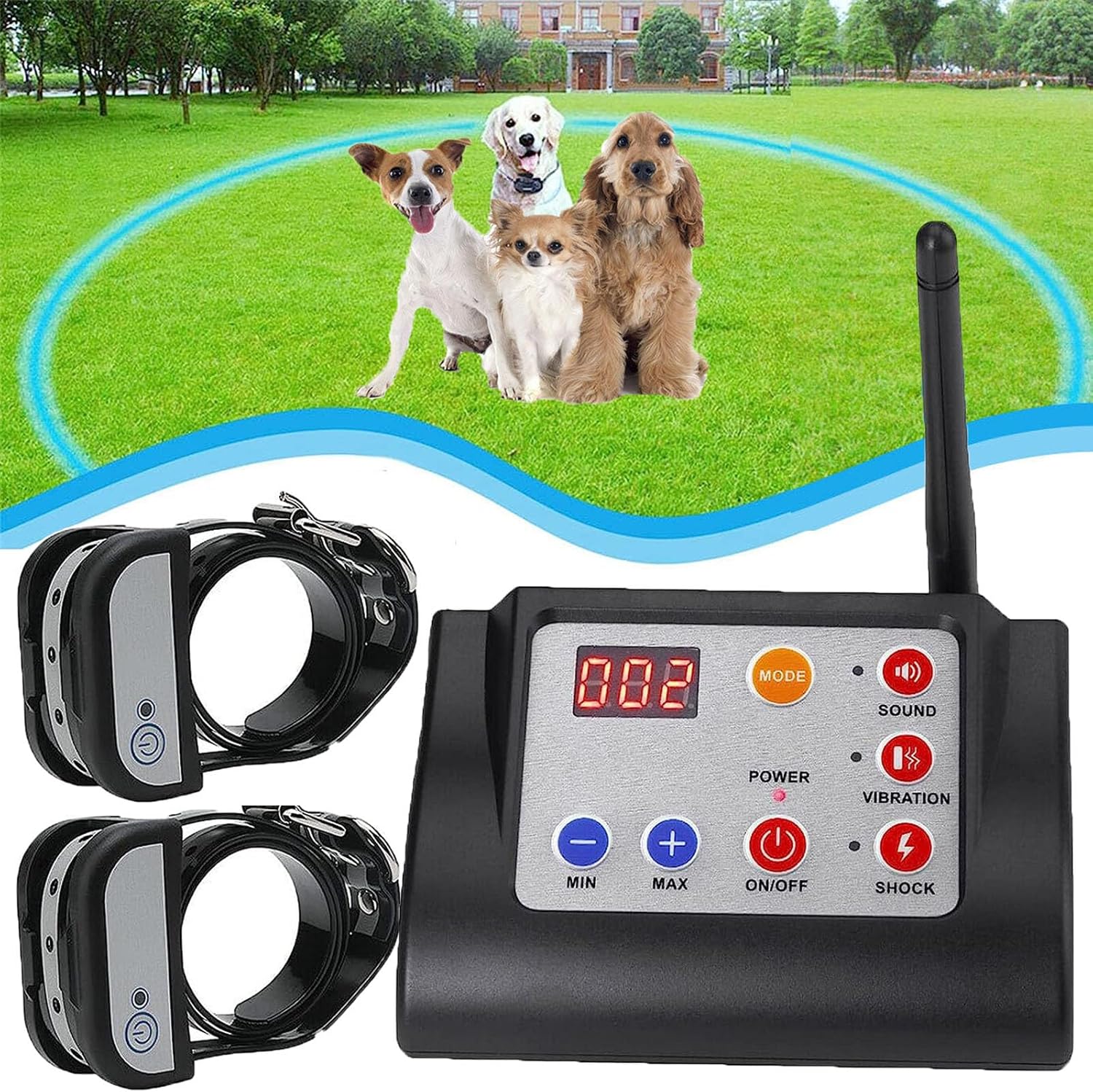 Dog Fence Outdoor Gps Dog Fence Collar GPS Wireless Dog Fence