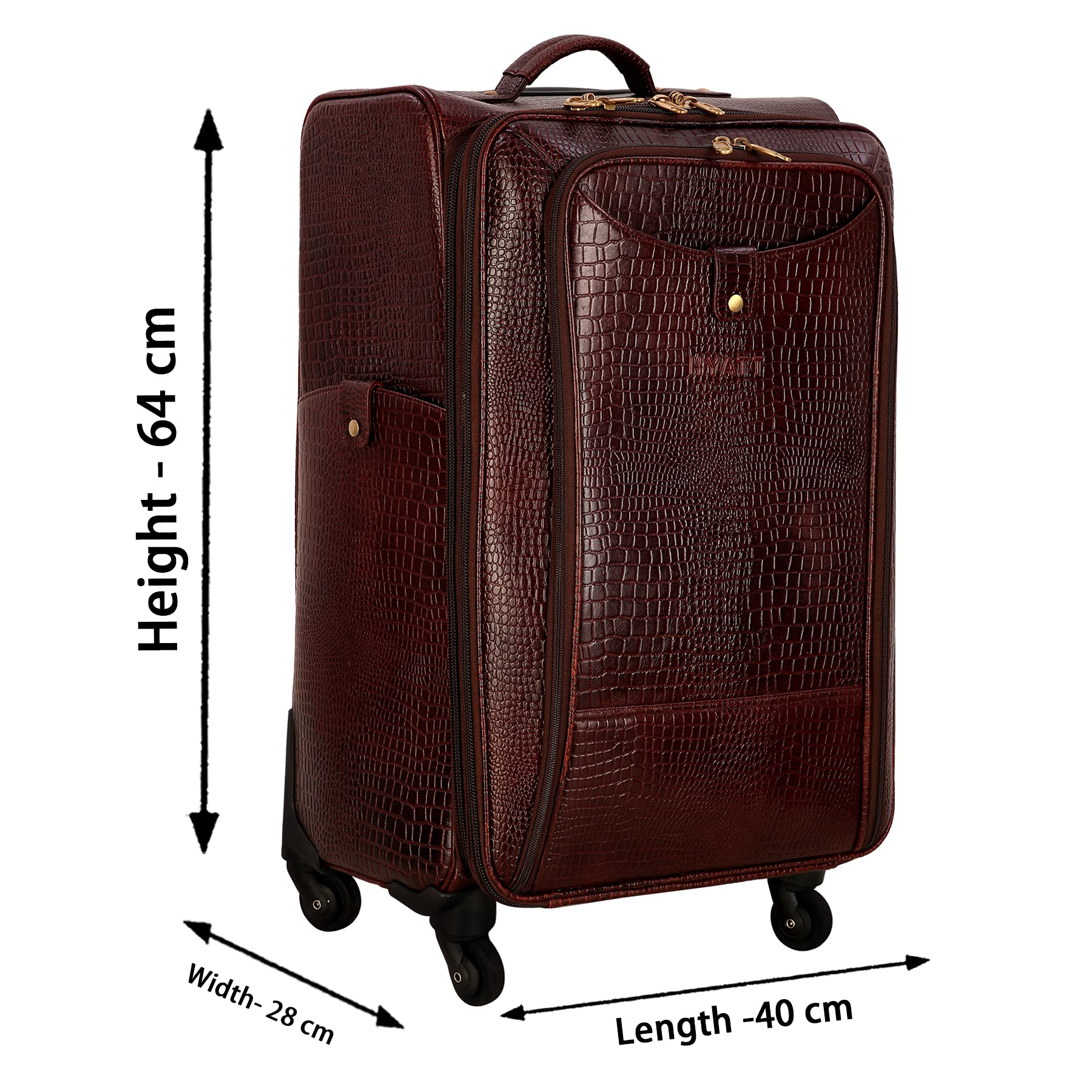 Hyatt Leather Accessories Leather 64 Cm Softsided Check In